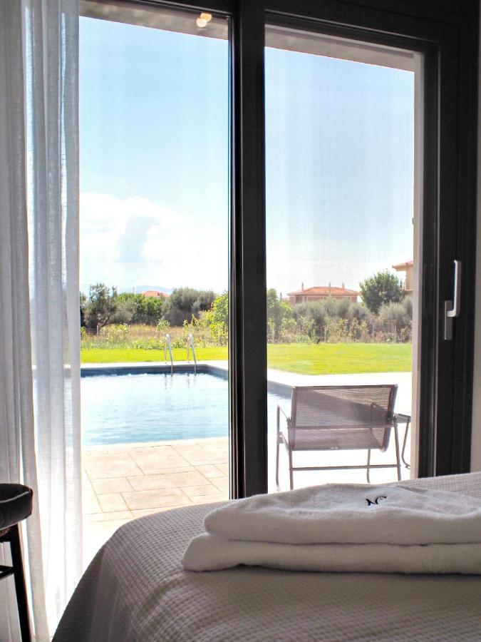 Nostos Luxury Villas With Private Pool In Nafpaktos Extérieur photo