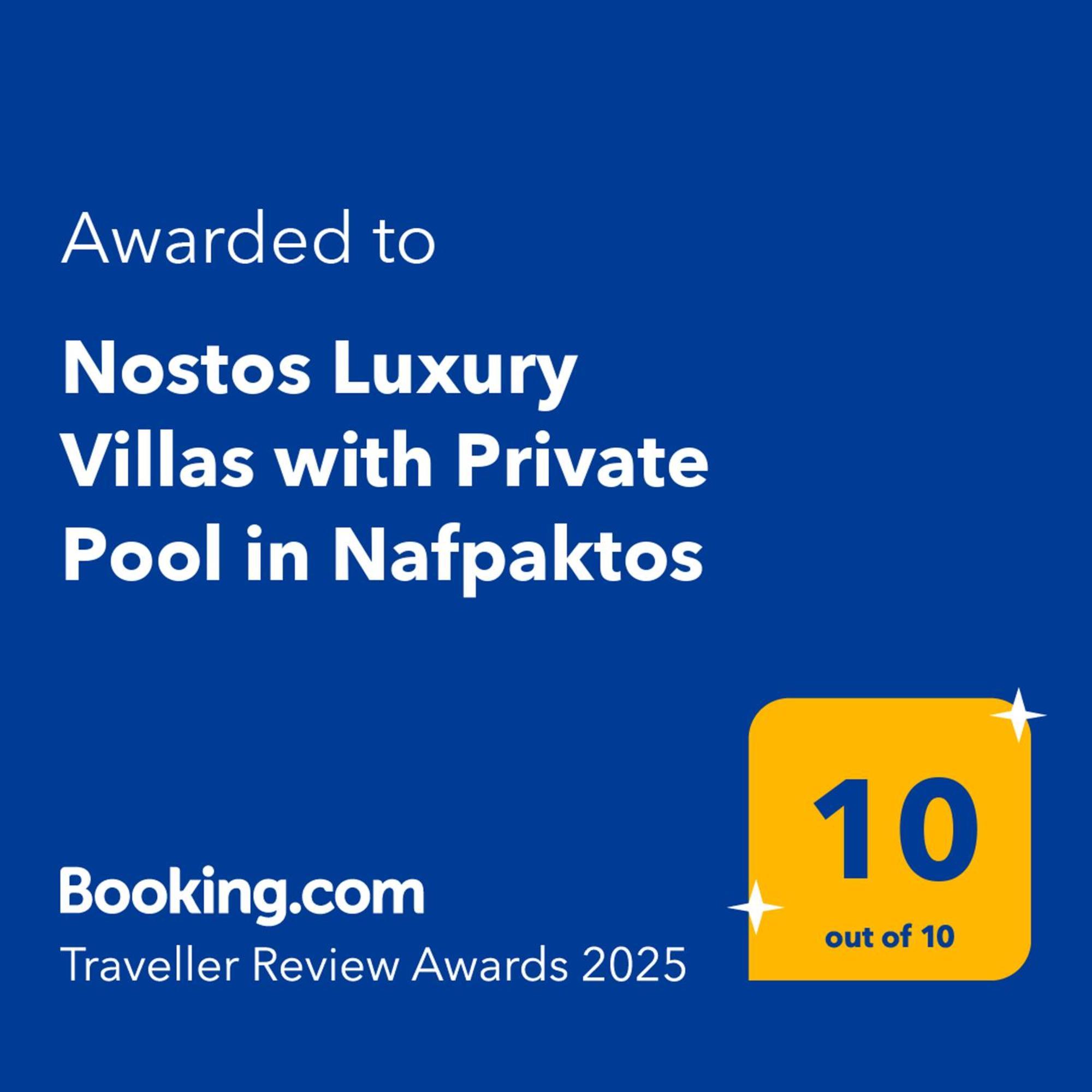 Nostos Luxury Villas With Private Pool In Nafpaktos Extérieur photo